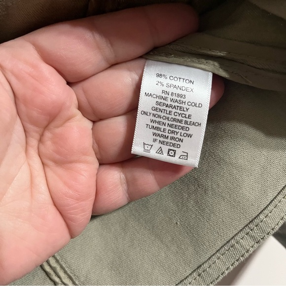 Women’s. D & Co Green Blazer Jacket Tulip Pockets Size Medium - Picture 5 of 8